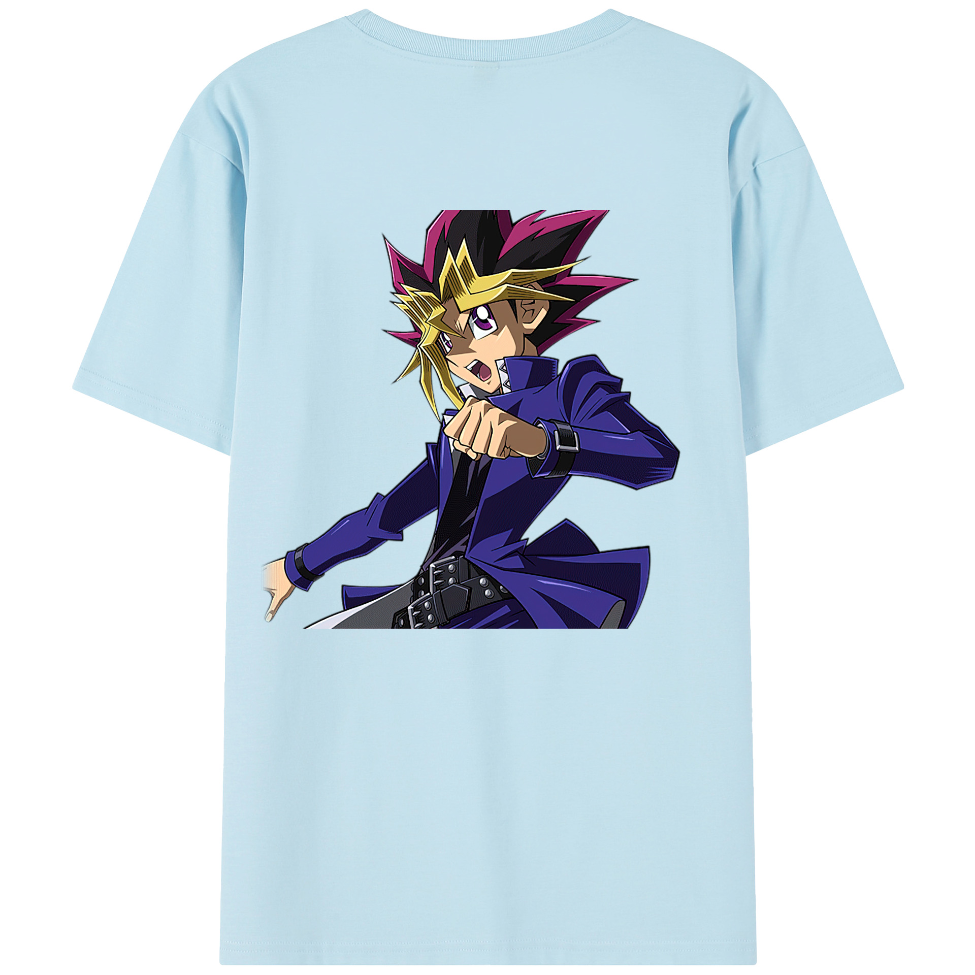 （画像用） 遊☆戯☆王 Yu-Gi-Oh! 綿100％半袖Tシャツ（背面プリント）